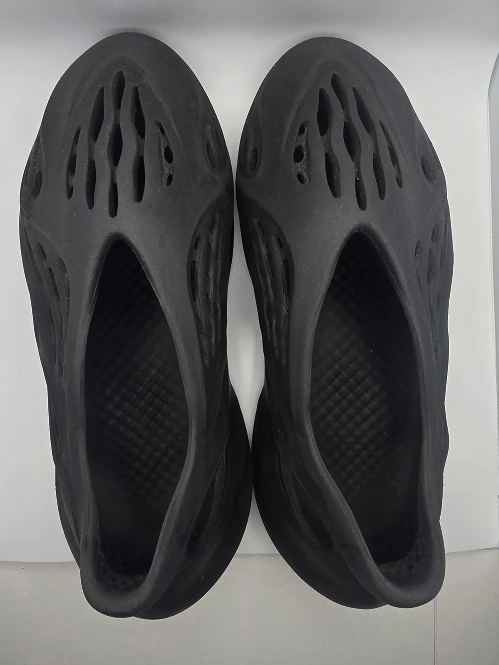 Adidas Black Sculptural Slip-On Foam Shoe